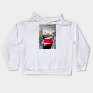 Narrow Boats Regent's Canal Camden London Kids Hoodie